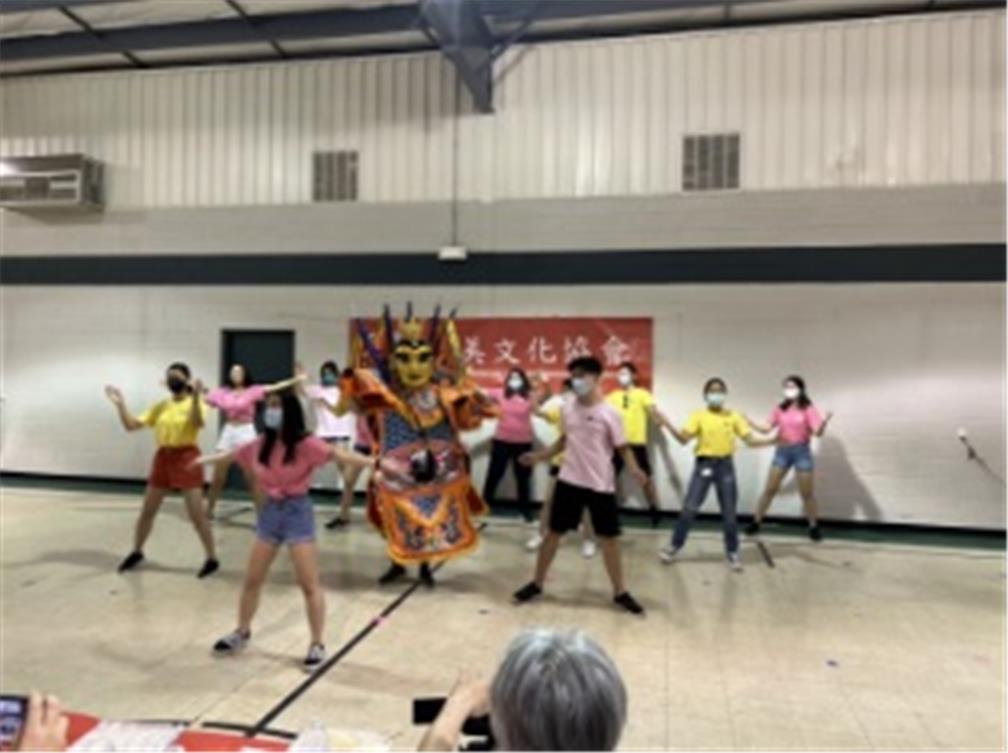 The FASCA members performed dance at the CACA's Annual Fun Day.