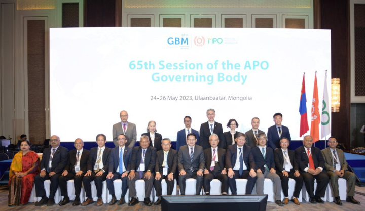 文章主要圖片 許勝雄率團來蒙參加亞洲生產力組織(APO)第65屆理事會議