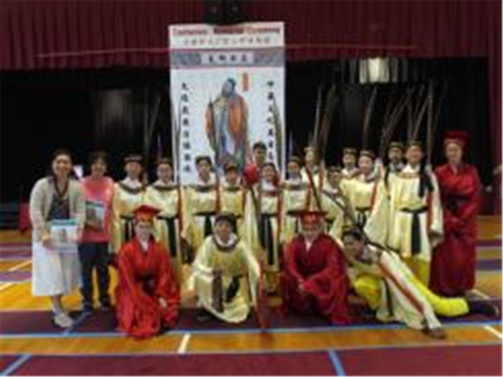 中心安排21位FASCA志工協助大華府地區中文學校聯誼會於9月29日舉辦「第十四屆祭孔大典釋奠典禮」活動。